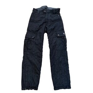 Vampire 1950 Virgin Wool Cargo Ski Pants Made in Italy Charcoal Grey Size 40